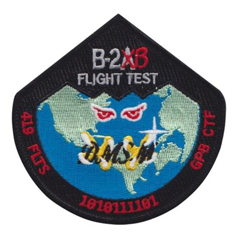 419 Flts Custom Patches 419th Flight Test Squadron Patches