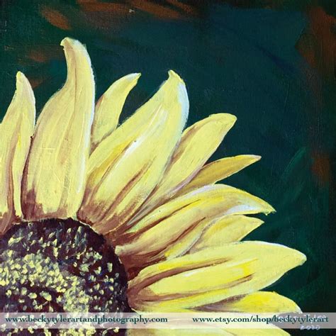 Painting Available On Etsy Sunflower Painting Sunflower Painting