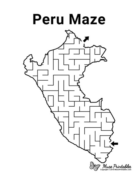 Peru Map Coloring Coloring Pages