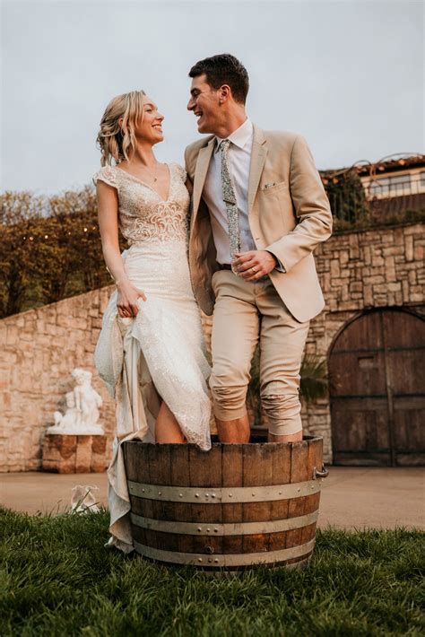 A Winery Wonderland Kasey Grant S Enchanting April Wedding At