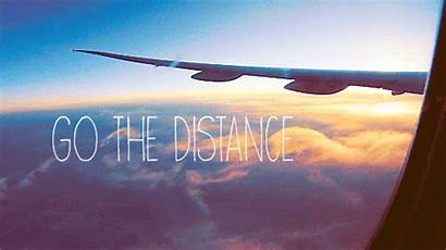 Gifs Airplane Distance Orange Sky Going Travel