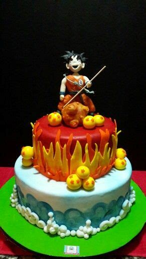 I made gohan's birthday cake from the dragon ball z anime episode memories of gohan all from scratch in real life to celebrate. Dragon ball z | Amazing cakes, Cake, Dragon ball