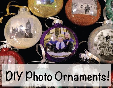 If you select for us to customize your design, you will checkout first, then upload your text and photos. How to make DIY Photo Christmas Ornaments