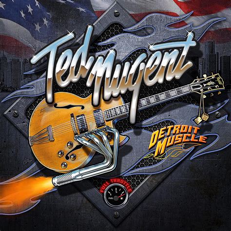 Ted Nugent Detroit Muscle Album Cover Poster Lost Posters
