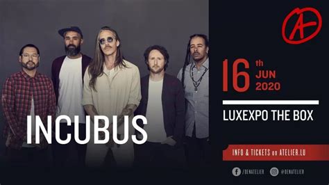 Event Incubus 16062020 Luxembourg Luxexpo The Box Luxembourg