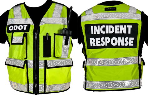 The Vest Guy Odot Incident Command Vest Mens Vest Safety Clothing
