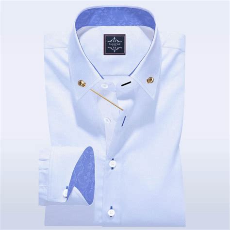 Pin Collar White Oxford Shirt Panache Bespoke 5 Best Pin Collar Shirts