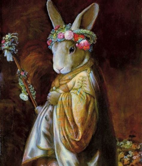 Rabbit Wearing Clothes Art Bunny Art Art Rabbit Art