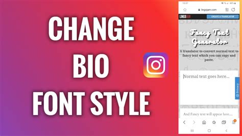 How To Change A Font Style In Instagram Bio Freewaysocial