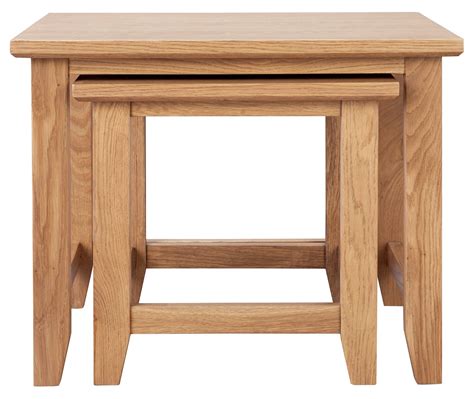 Argos Home Islington Nest Of 2 Oak Veneer Tables Reviews