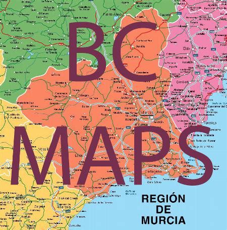 Murcia Mapa Vectorial Editable Eps Freehand Illustrator Mapas