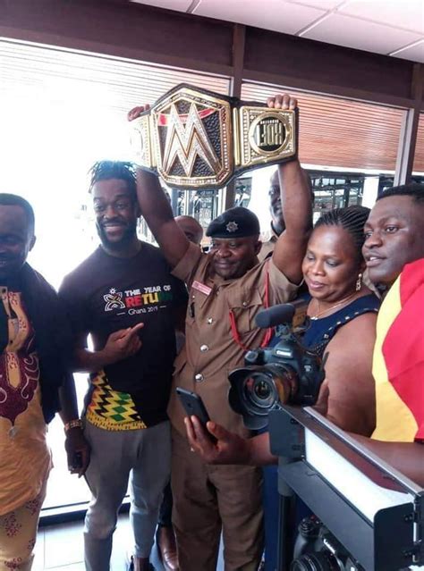 Wwe Star Kofi Kingston Returns Home To Ghana After 26 Years Photos