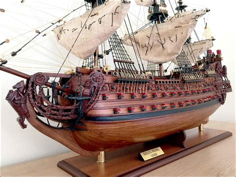 Museum Quality Ship Model Soleil Royal For Sale Large Scale Model