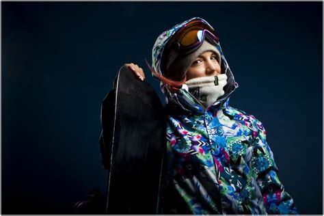 Snowboarding Halfpipe Athlete Elena Hight Portrait Girl Low Key