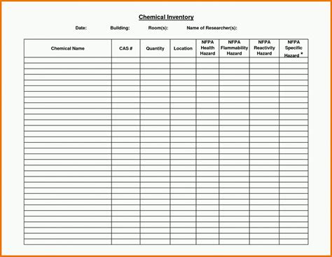 Product Inventory Spreadsheet — Db