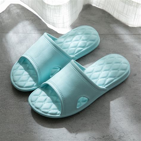 Waterproof Hotel Bath Slippers Pe Eva Material Soft Sole For Guest Use