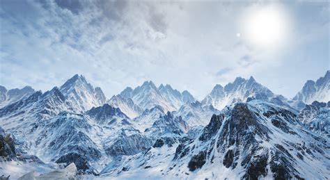 Free photo: Mountains & snow - Alaska, Canada, Cliffs - Free Download