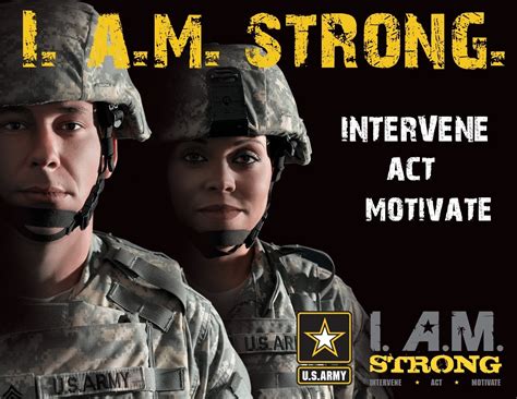 Army Launching I Am Strong Prevention Campaign Article The