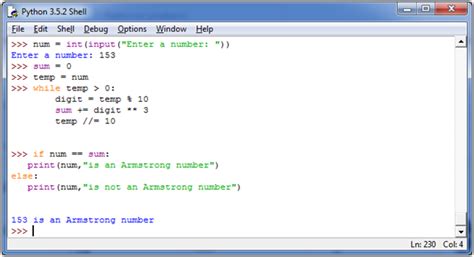 We can check this in three different ways. Python Program to Check Armstrong Number - python tutorials