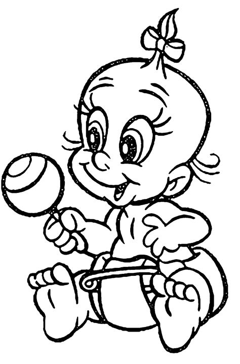 The infants can be seen crawling on the ground. Baby Alive Coloring Pages | Educative Printable
