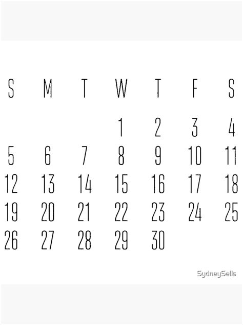 Aesthetic Year Calendar
