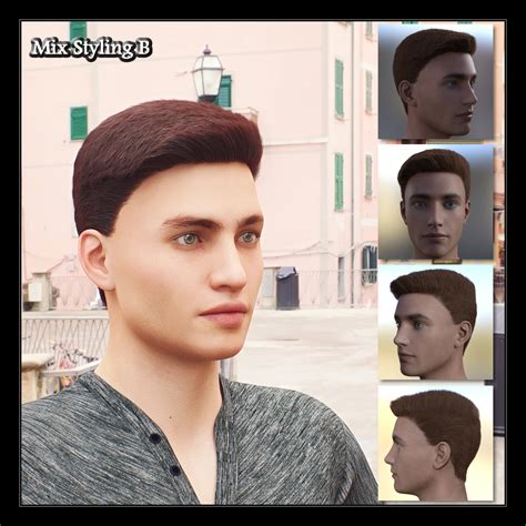 Neat Haircut Hair For Genesis 8 Male 3d Figure Assets Kungh