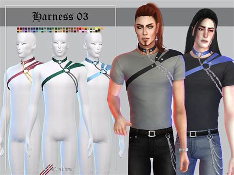 Harness 03 Regina Raven On Patreon In 2022 Sims 4 Fashion Sims