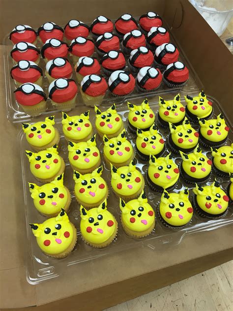Pokémon Cupcakes Pokemon Cupcakes Pokemon Birthday Cake 8th Birthday