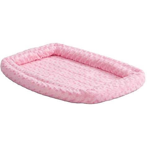 Maybe you would like to learn more about one of these? QuietTime Double Bolster Dog Bed & Crate Mat, Pink, 36 ...
