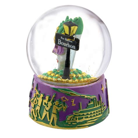 New Orleans Mardi Gras Snow Globe 35in