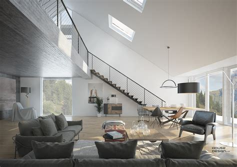 Two Story Living Room Interior Design Ideas