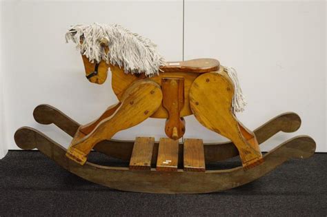 Large Wooden Rocking Horse Rocking And Carousel Horses Toys And Models