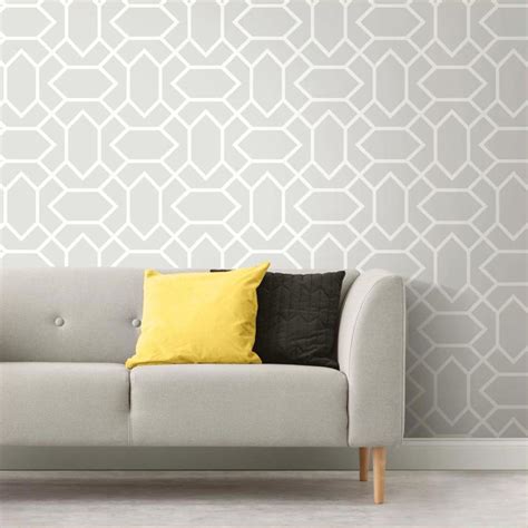 Modern Geometric Peel And Stick Wallpaper Roommates Decor