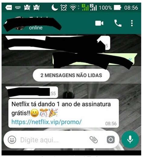 Cuidado Novo Golpe Que Circula No Whatsapp Promete 1 Ano De Netflix Grátis Polêmica Paraíba