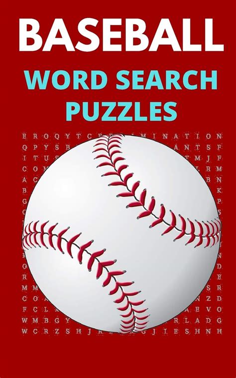 Baseball Word Search Puzzles 5x8 Puzzle Book For Adults And Teens With