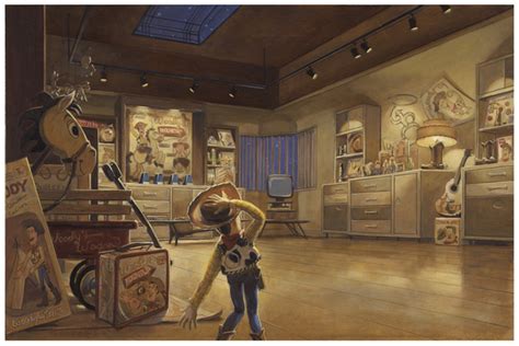 Toy Story 2 Woodys Biggest Fan Fine Art Giclee