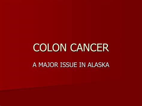 Ppt Colon Cancer Powerpoint Presentation Free Download Id3023337