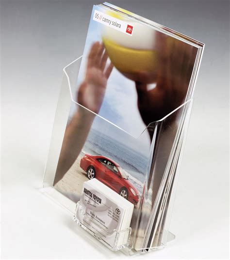 Shop for business card wallet online at target. 8.5 x 11 Acrylic Literature Holder - Business Card Pocket