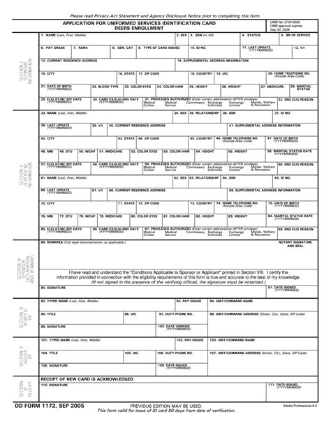 Dd Form 1172 Fill Online Printable Pdf Template