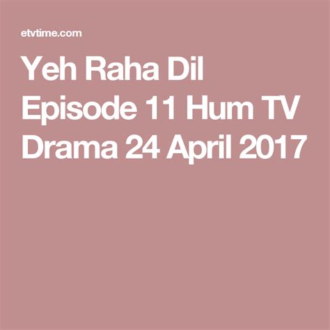 Etvtime Tv Drama Drama Pakistani Dramas