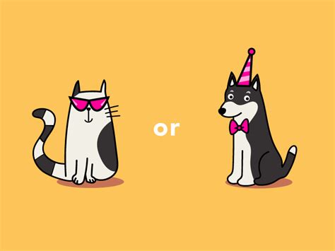 Cat Or Dog By Amy Hsieh On Dribbble