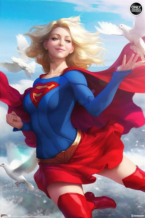 Dc Comics Supergirl Art Print By Sideshow Collectibles Dc Comics