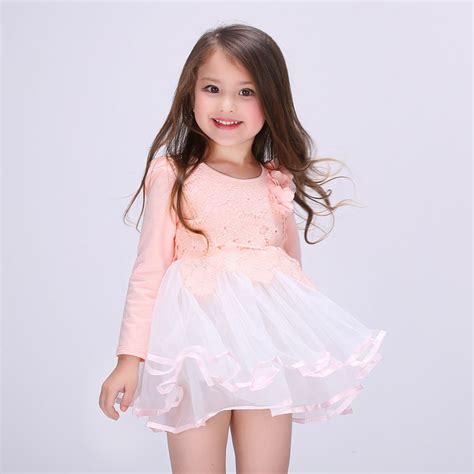 100 140cm Pink Little Girls Dresses Girls Lace Tutu Dress Girls Summer