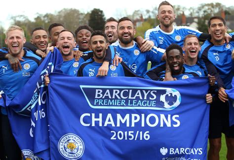Leicester City Best Premier League Title Celebration Photos Sports