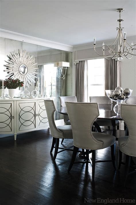 It has a rustic farmhouse appeal and looks great with any decor. Floor to Ceiling Mirror - Contemporary - dining room - New ...