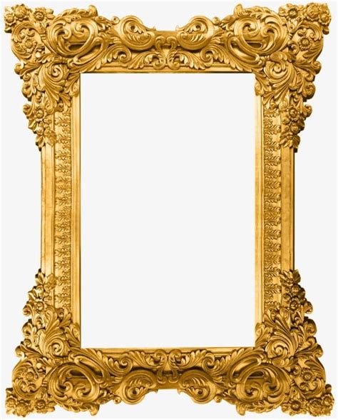 Gold Pattern Frame Png Clipart Antique Blank Decoration Empty