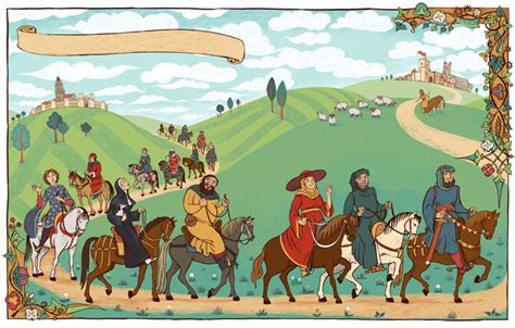 Illustrated Canterbury Tales On Behance