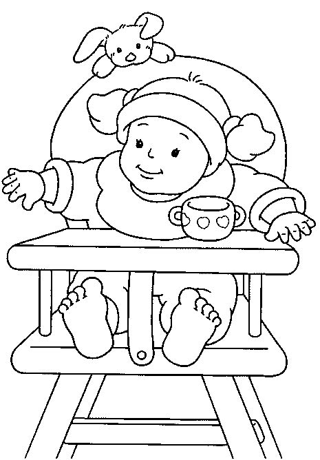 Select, download, print and color/paint/glitter online coloring sheets. Free Printable Baby Coloring Pages For Kids