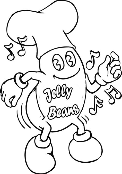 Jelly Bean Clipart Black And White