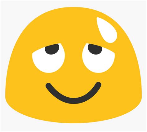 Relieved Emoji Png Relieved Emoji Android Transparent Png
